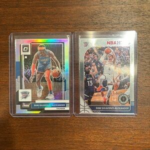 Shai Gilgeous Alexander 2 card Lot!!